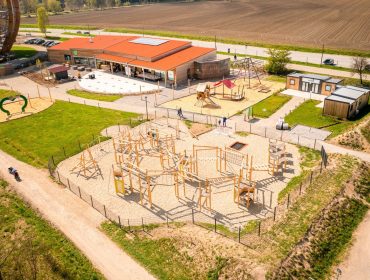 Klettertrail am Steinberger See im Chalet Resort Steinberger See